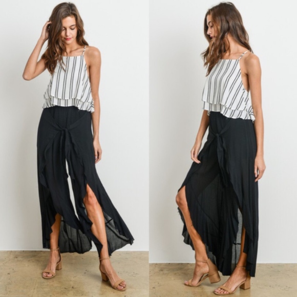 KHLOE Flutter Pants - BLACK    - Picture 6 of 6